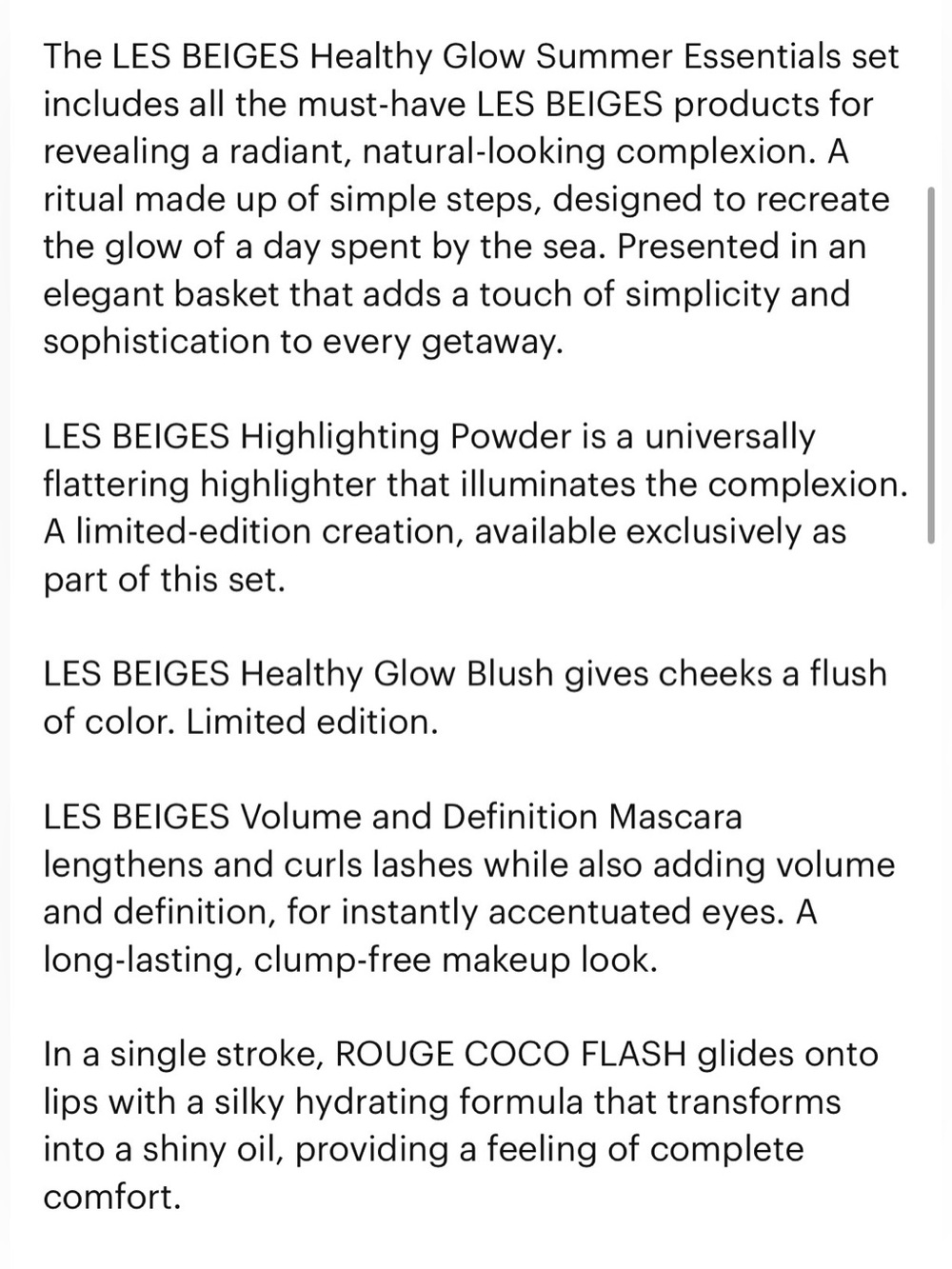 Limited Edition CHANEL Les Beiges Healthy Glow ✨✨ Summer Essential Set NEW - Picture 4 of 10